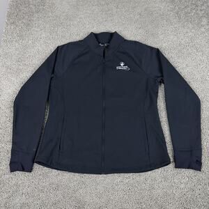 Under Armour Jacket Womens XL Black ColdGear Storm Full Zip Golf Shriners